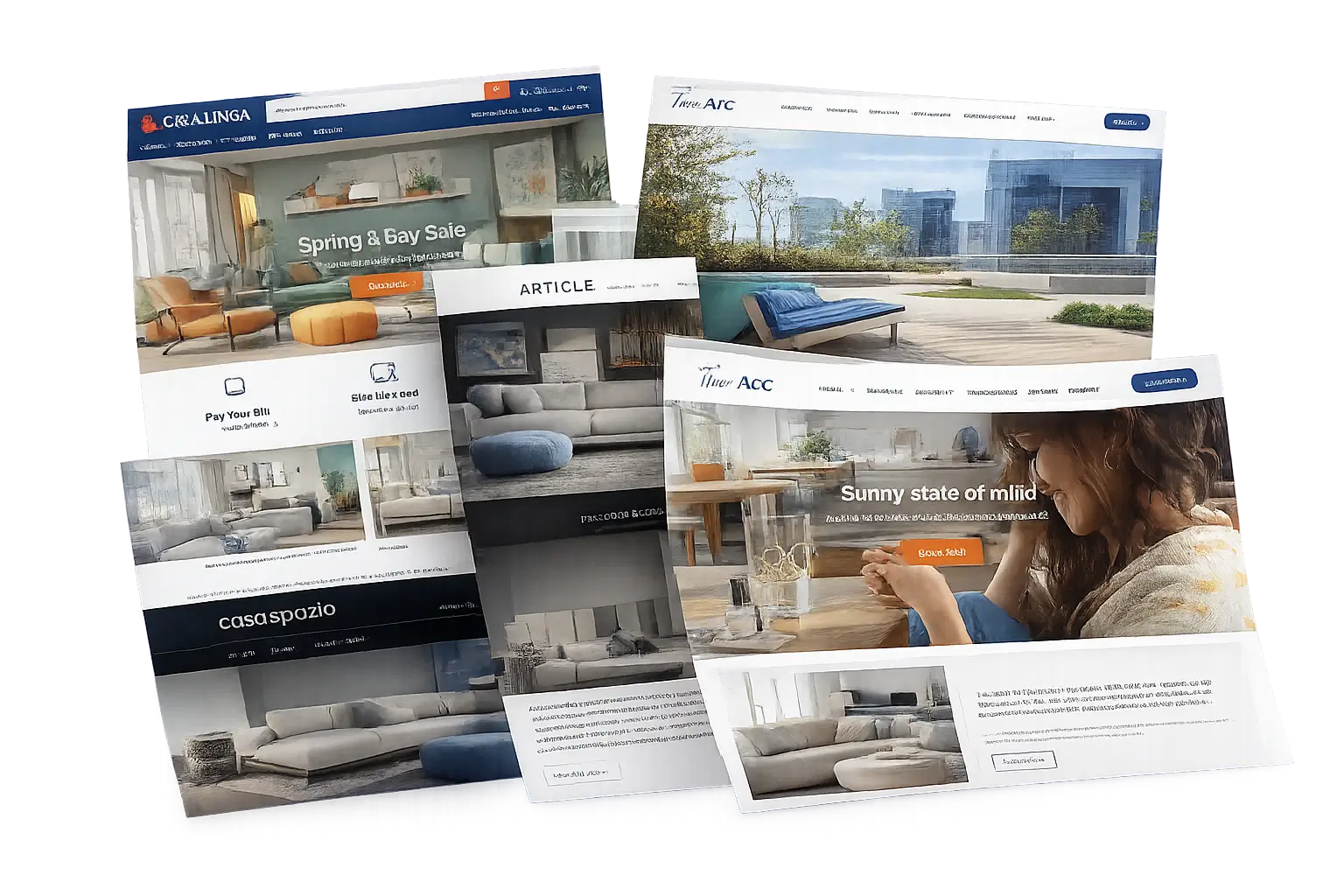 Furniture and Home Decor Website Design Portfolio by My DevIT Solutions