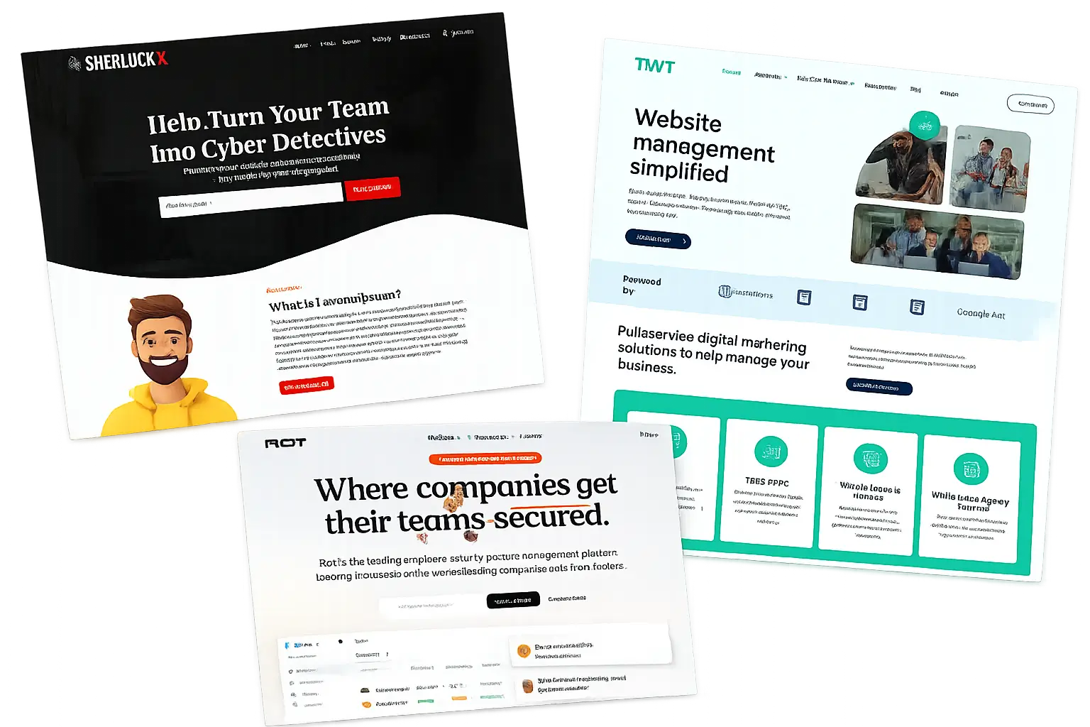 Team Management Software and Web App Portfolio