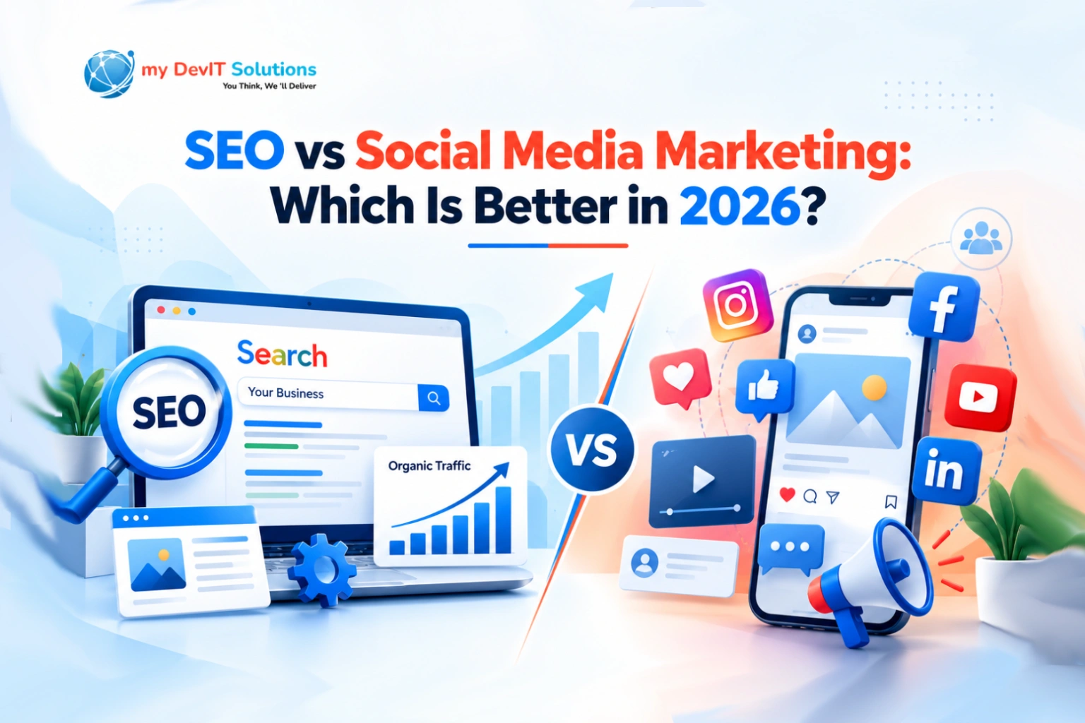 Difference Between SEO and Social Media Marketing