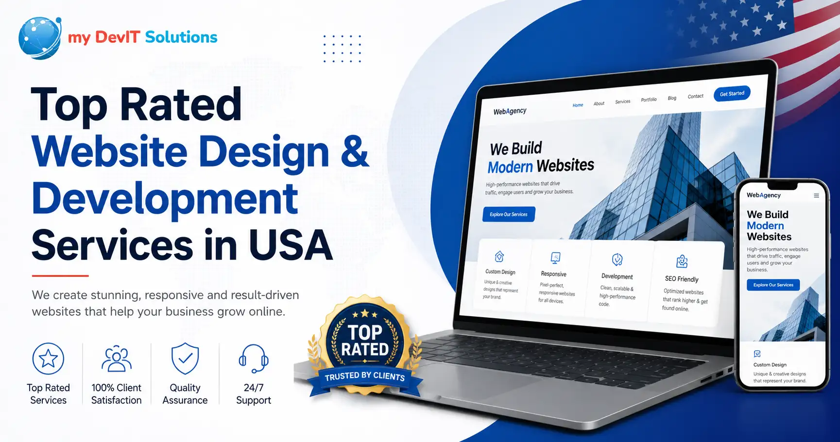 Top Rated Website Design & Development Services in USA